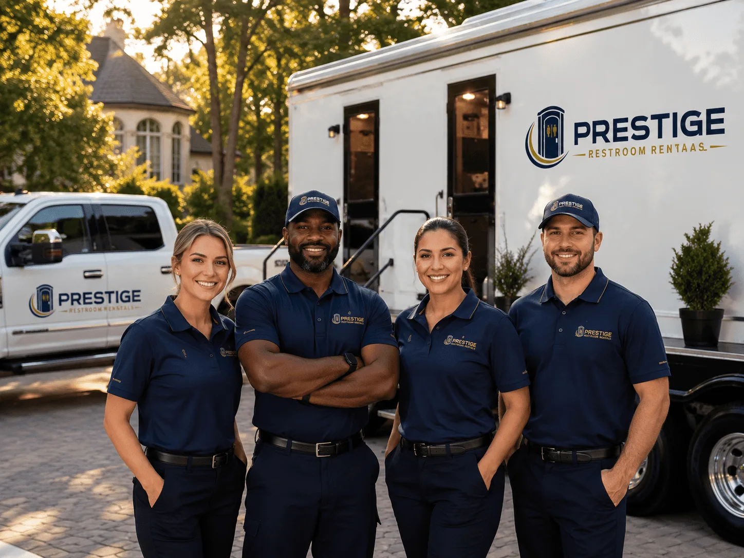 Trusted Luxury Portable Restrooms company in Newark, TX
